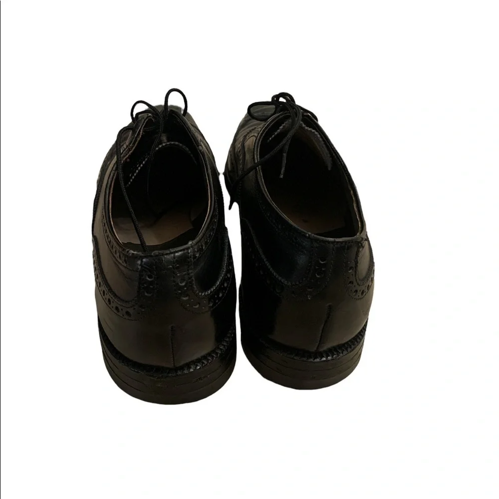 Footjoy Classics Mens Black Wingtip Dress Oxfords Shoes Size 12